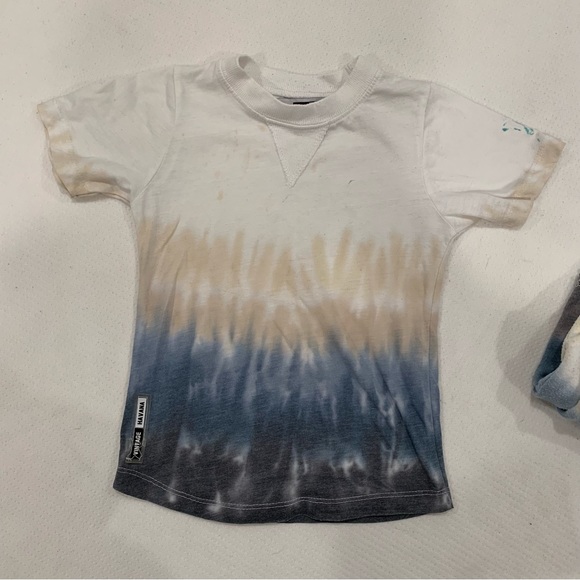 Vintage Havana Boys Tie Dye Tee & Shorts Set - size 4 - Picture 2 of 12